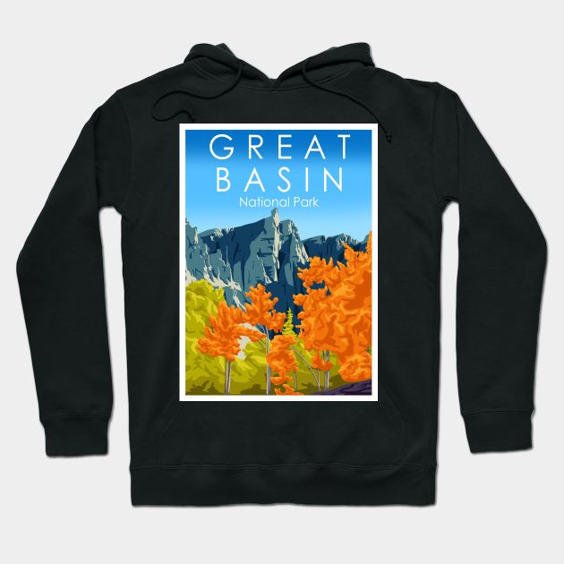 Great Basin Hoodie by Omega Art